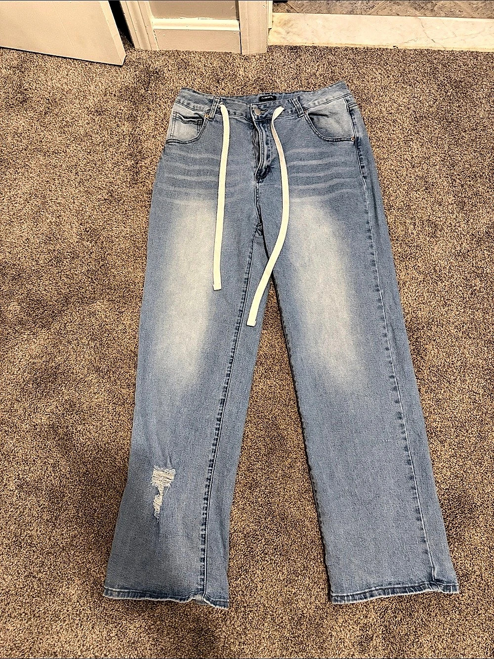 Wide Leg Jeans in Blue